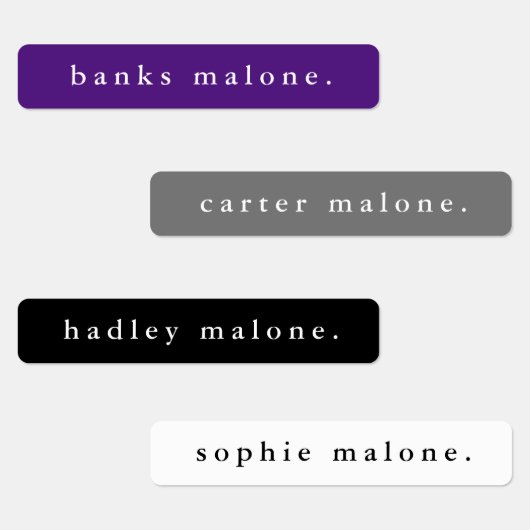 シンプルスクールカラー防水名 ラベル (グループ)