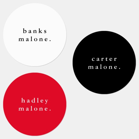 シンプルスクールカラー防水名 ラベル (グループ)