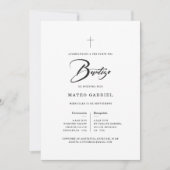 シンプルススペインのクリプト起動パラバウティゾ 招待状 (正面)