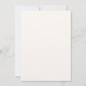 シンプルスタイリッシュサージグリーンパープルリシアンツスフラワー 招待状 (裏面)