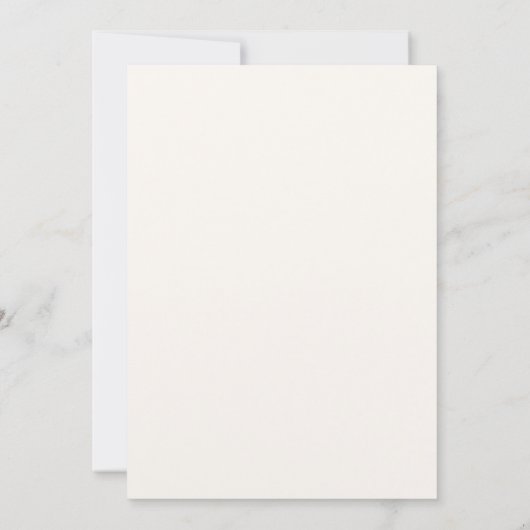 シンプルスタイリッシュサージグリーンパープルリシアンツスフラワー 招待状 (裏面)