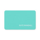 シンプルスタイリッシュターコイズブループロフェッショナル