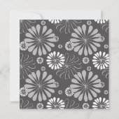 シンプルスタイリッシュフローラ保存 セーブザデート (裏面)