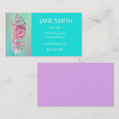 シンプルスタイリッシュモダンカスタマイズ可能 名刺 (正面/裏面)