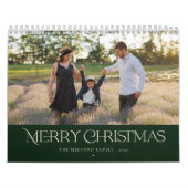 シンプルスタイリッシュ写真フローラ戻る カレンダー (カバー)