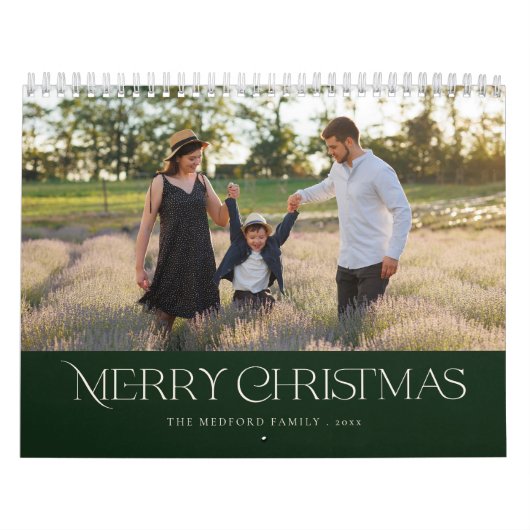 シンプルスタイリッシュ写真フローラ戻る カレンダー (カバー)