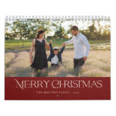 シンプルスタイリッシュ写真フローラ戻る カレンダー (カバー)