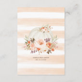 シンプルスタイリッシュ水の色ひまわりガーデン詳細 エンクロージャーカード (裏面)