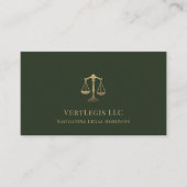 シンプルスタイリッシュ法律事務所 名刺 (正面)