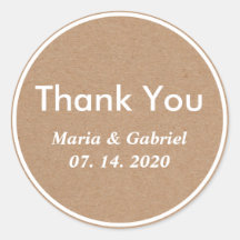 シンプルスタイリッシュ素朴クラフト。結婚感謝