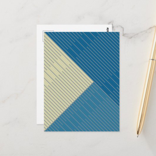 シンプルスタイリッシュ線2 ポストカード (正面/裏面インサイチュ)