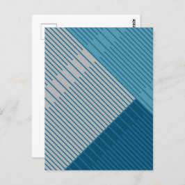 シンプルスタイリッシュ線 ポストカード