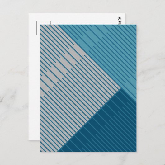シンプルスタイリッシュ線 ポストカード (正面/裏面)
