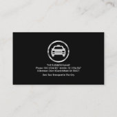 シンプルスタイリッシュ《写真》ぼけ味ナイトタクシー 名刺 (裏面)