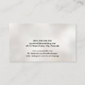 シンプルスタイリッシュ 名刺 (裏面)