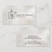 シンプルスタイリッシュ 名刺 (正面/裏面)