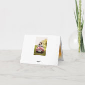 シンプルスタイリッシュScriptの写真結婚カードに感謝 サンキューカード (裏面)