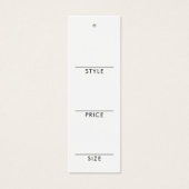シンプルスタイル価格サイズミニつるラベル (正面)