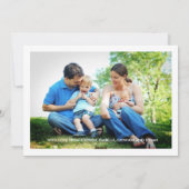 シンプルスターメリークリスマスツーフォトホリデーカード シーズンカード (裏面)