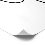 シンプルスティックフィギュアTシャツとギフト ポスター (角)