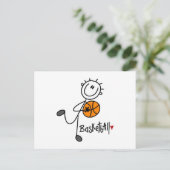 シンプルスティックフィギュアTシャツとギフト ポストカード (スタンド正面)