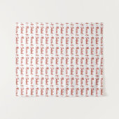 シンプルステップ＆リピート 小さなビジネス バナー タペストリー (正面(横))