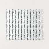 シンプルステップ＆リピート 小規模ビジネス カスタム タペストリー (正面(横))