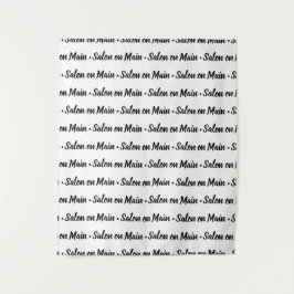 シンプルステップ＆リピート 小規模ビジネス カスタム タペストリー