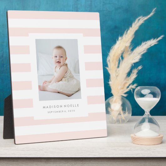 シンプルストライプ フォトプラーク (側面)