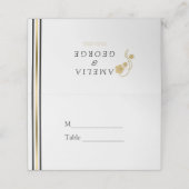 シンプルストライプ プレイスカード (外部開封)