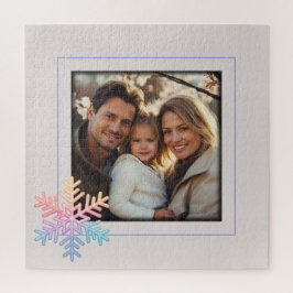 シンプルスノーフレーク ジグソーパズル