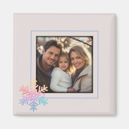 シンプルスノーフレーク マグネット