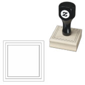 シンプルスパーソナライズされたクエアデザイン ラバースタンプ (押印)