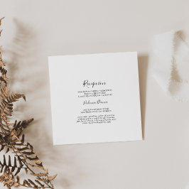 シンプルスペインの披露宴 エンクロージャーカード