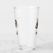 シンプルスポーツサッカーのミニマパーソナライズされたリスト タンブラーグラス (左)