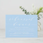 シンプルスモダンクリプト |リハーサルディナー招待状 招待状 (スタンド正面)