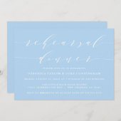 シンプルスモダンクリプト |リハーサルディナー招待状 招待状 (正面/裏面)