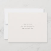 シンプルスリエレガントーフォトコラージュ サンキューカード (裏面)