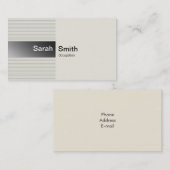 シンプルスリバエレガントー 名刺 (正面/裏面)