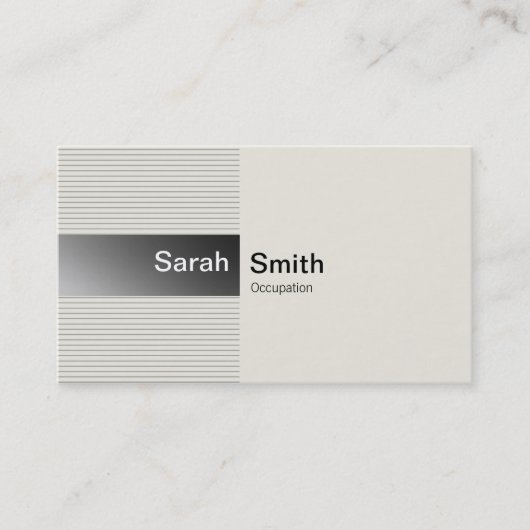 シンプルスリバエレガントー 名刺 (正面)