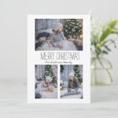 シンプルスリーフォトファミリー シーズンカード (スタンド正面)