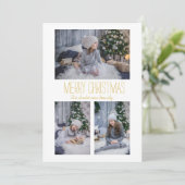 シンプルスリーフォトファミリー シーズンカード (スタンド正面)