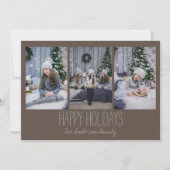 シンプルスリーホリデーカ素朴ード シーズンカード (正面)