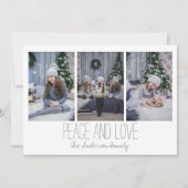 シンプルスリーホリデーカ素朴ード シーズンカード (正面)