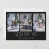 シンプルスリーホリデーカ素朴ード シーズンカード (正面)