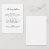 シンプルス結婚クリプトの詳細エンクロージャカード エンクロージャーカード (正面/裏面)