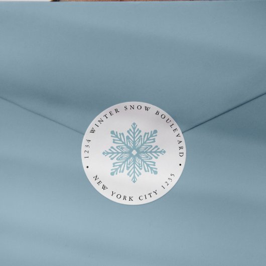 シンプルス結婚ノーフレークの家族の住所 ラウンドシール