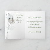 シンプルセレーネグリーンフローラコンサンスカード カード (内部)