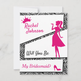 シンプルゼブラが私の花嫁になる シーズンカード