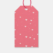 シンプルゾウ&ハートバルーンベビーシャワー ギフトタグ (裏面)